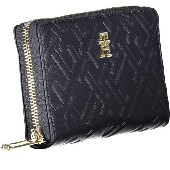 Tommy Hilfiger Blue Polyurethane Wallet